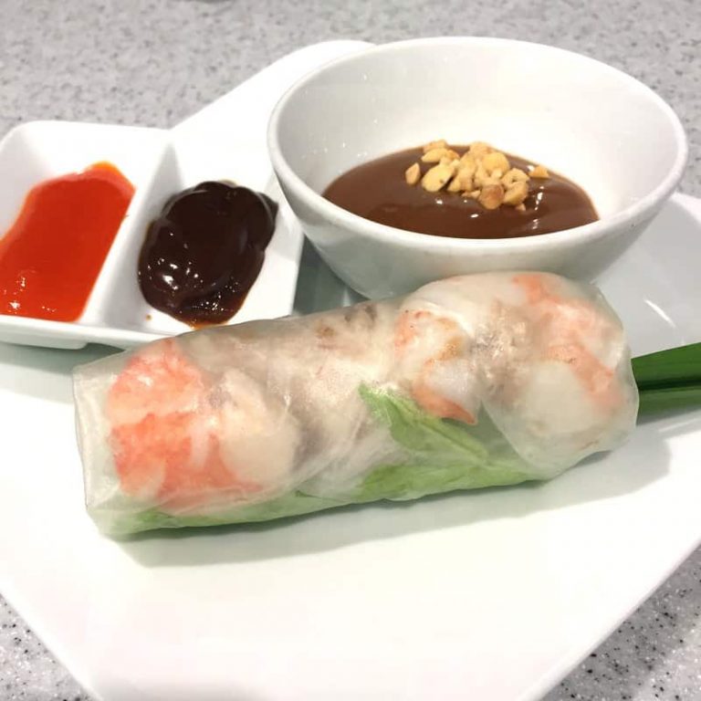 Rice Paper Roll as a snack